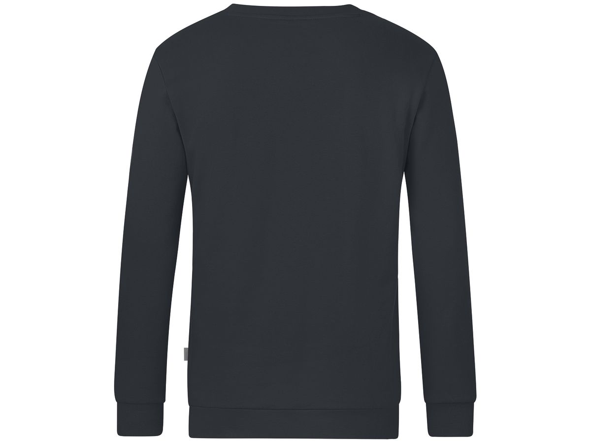 JAKO Sweat Organic Unisex C8820, Gr. L anthrazit