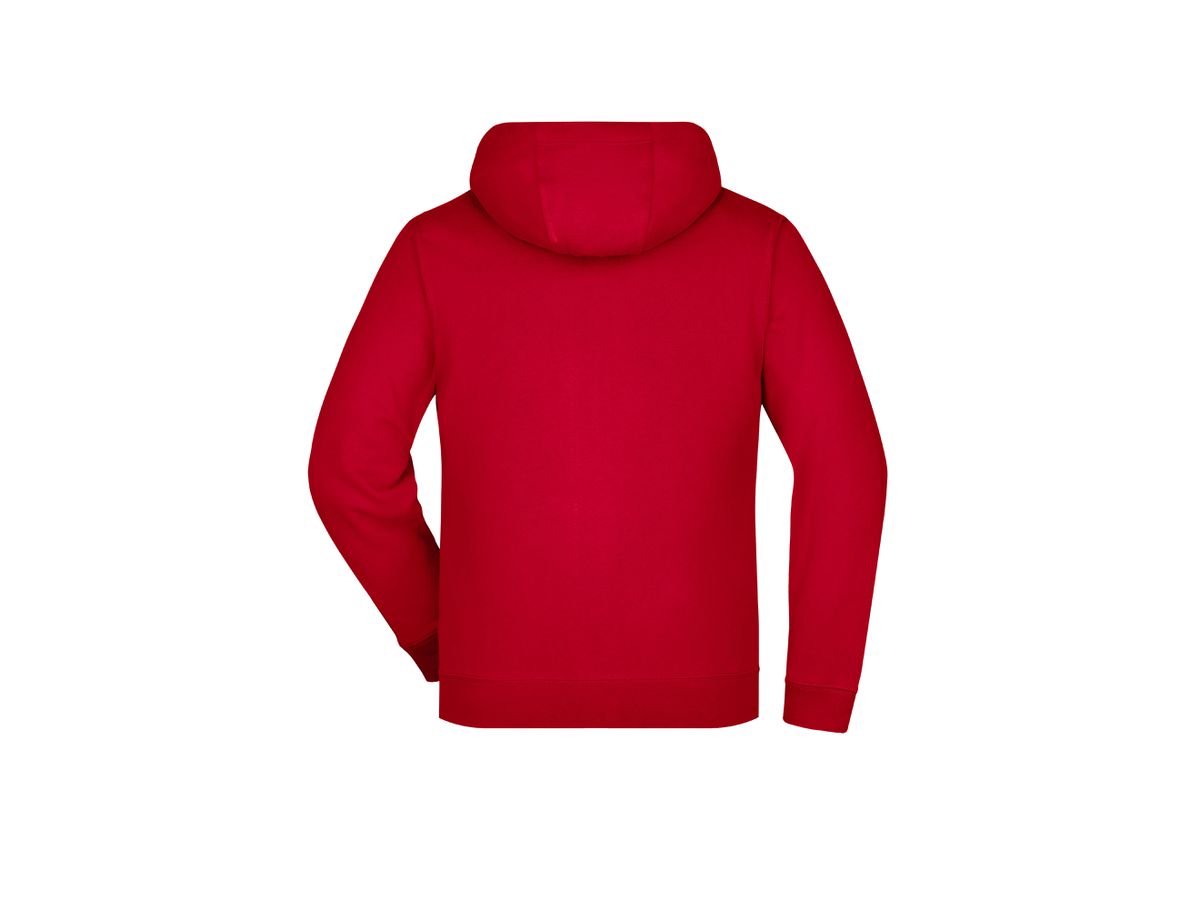 JN Mens Doubleface Jacket JN355 55%PES/45%BW, red/carbon, Größe L