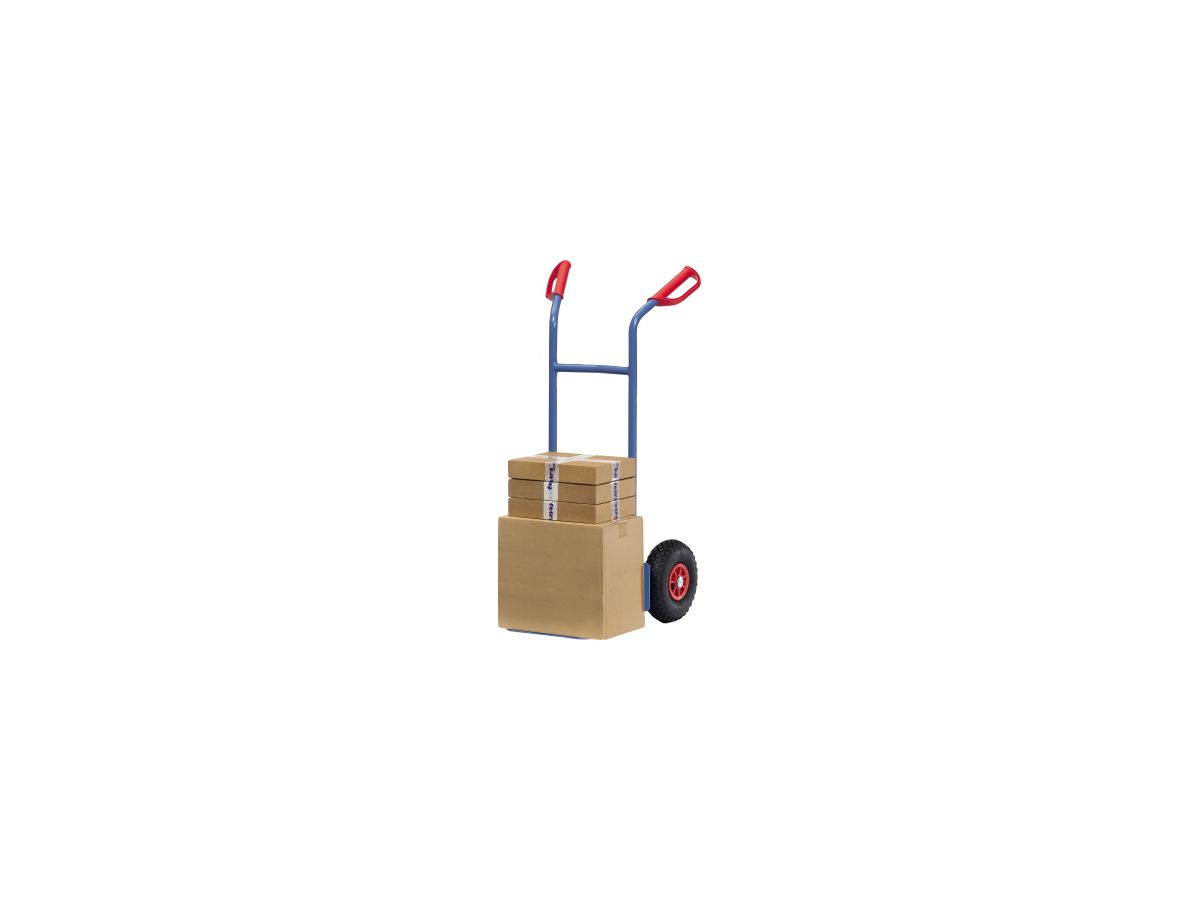 FETRA Stahlrohrkarre B 1125 L, blau, Tragkraft 200 kg