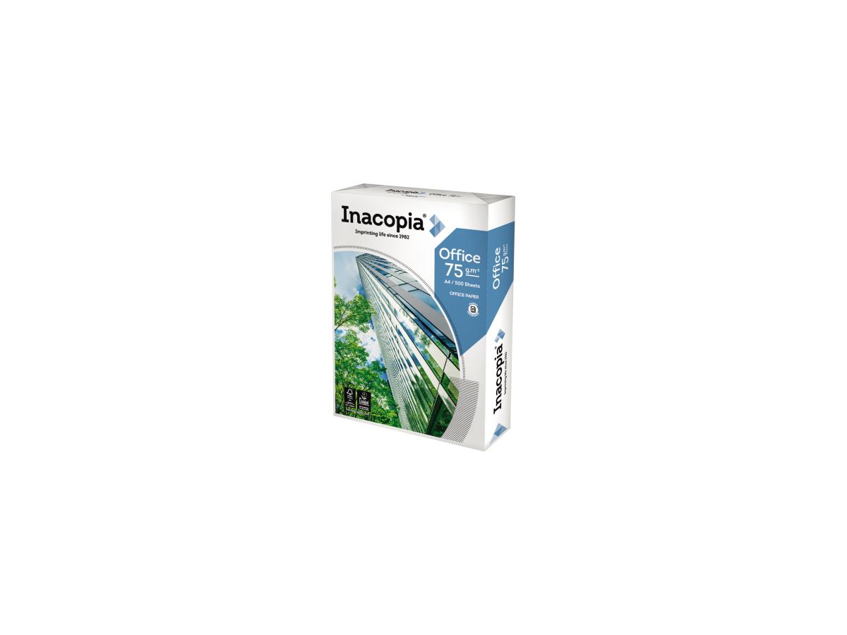 Inacopia Kopierpapier office 20807510001 DIN A4 500 Bl./Pack.