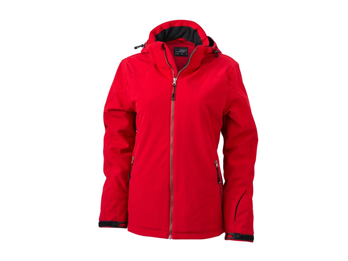 JN Ladies Wintersport Jacket JN1053 92%PES/8%EL, red, Größe M