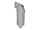 JN Ladies Doubleface Jacket JN354 55%PES/45%BW, sports-grey/navy, Größe M