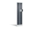 C+P Kleinfachschrank, Sockel 1950x460x200mm, 7035/7016, 2x10 Fächer