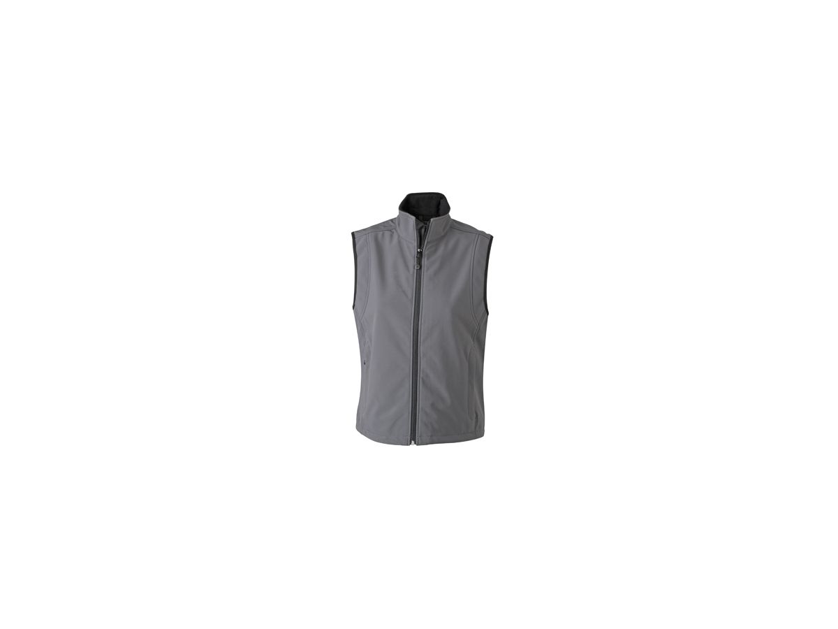 JN Ladies Softshell Vest JN138 95%PES/5%EL, carbon, Größe L