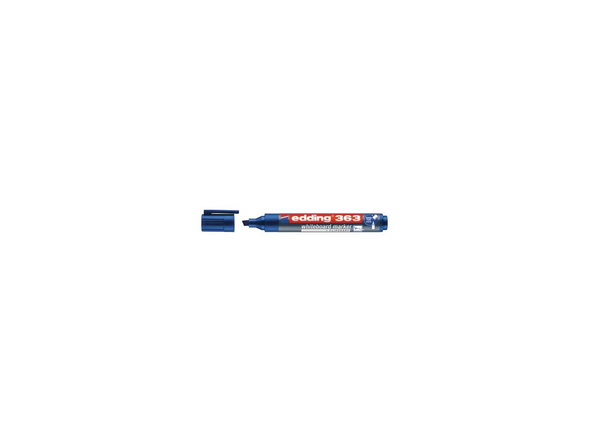 edding Whiteboardmarker 363 4-363003 1-5mm Keilspitze blau