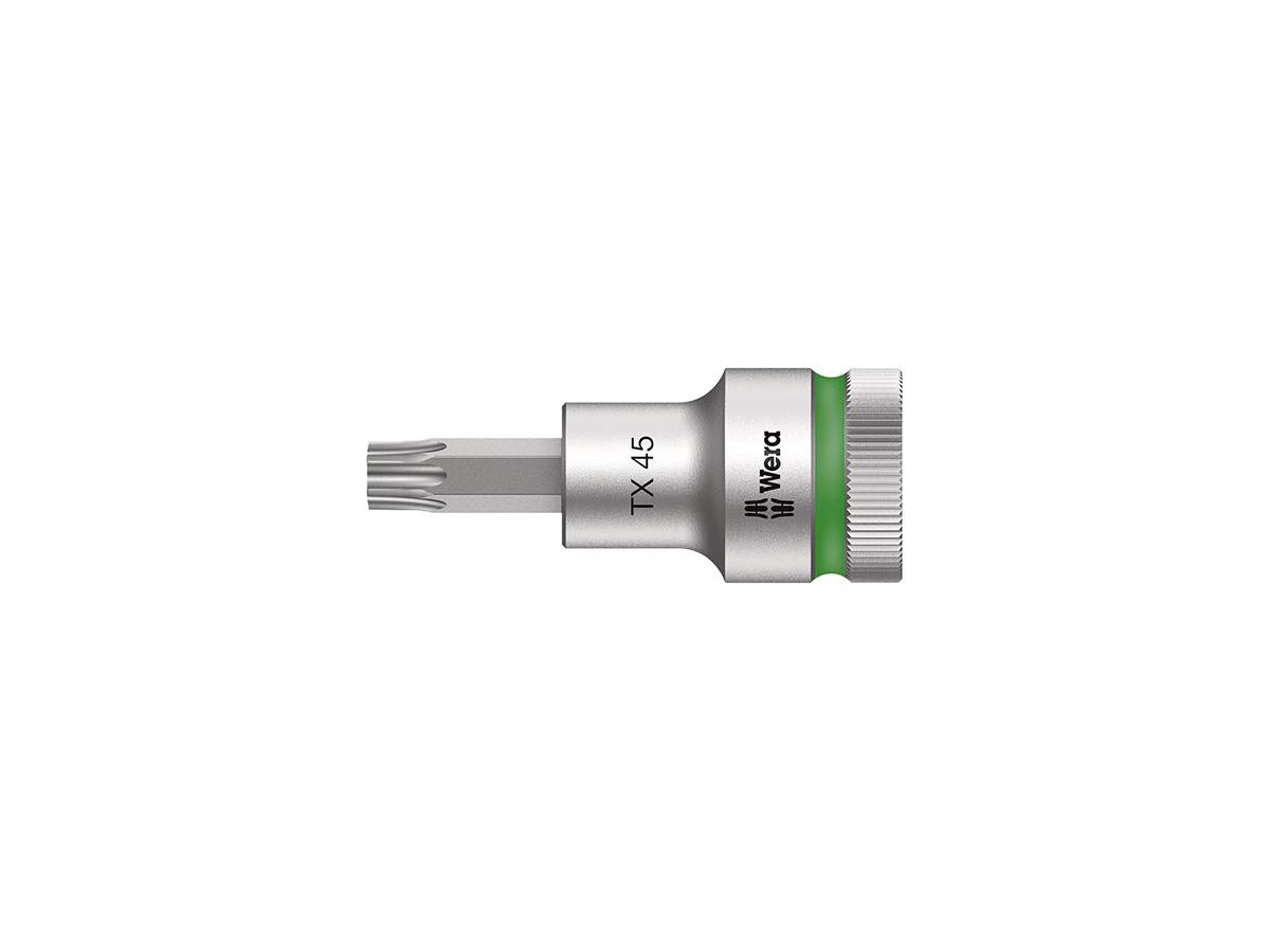 WERA Schraubendrehereinsatz 8767 C HF TORX 45 x 60 mm, 1/2", Haltefunktion