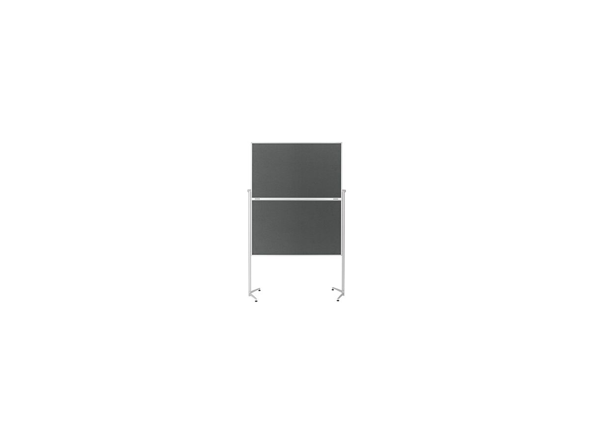 magnetoplan Moderationstafel 1151301 klappbar Filz grau