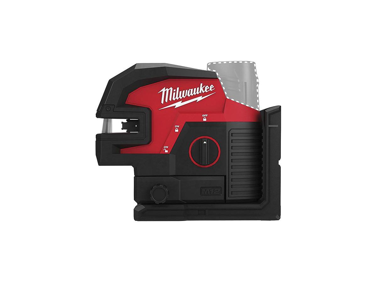 MILWAUKEE Kreuzlinienlaser M12 CLL4P-0C