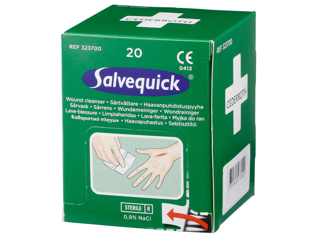 Salvequick Wundreinigungstücher 323700 20 St./Pack.