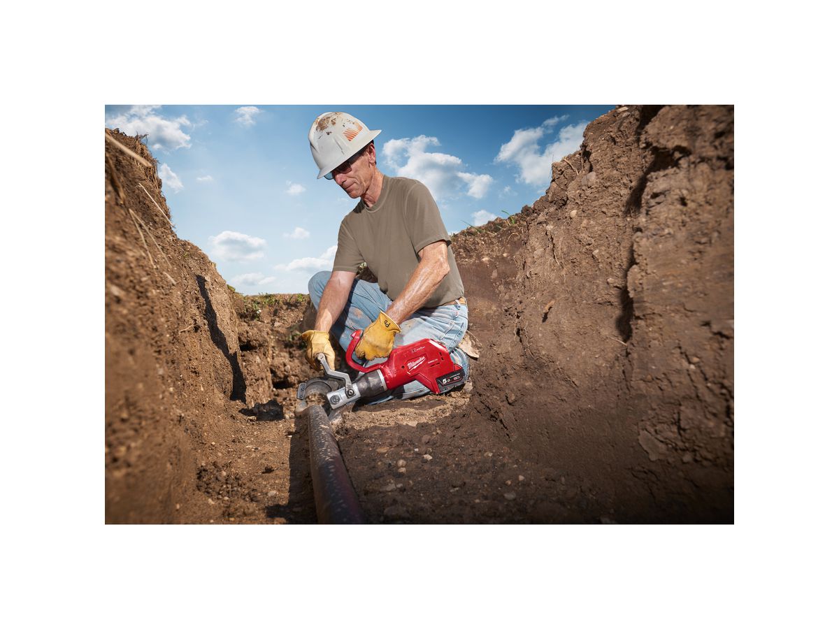 MILWAUKEE Akku-Kabelschneider M18HCC75-502C, 2x5Ah, Ladegerät, Koffer