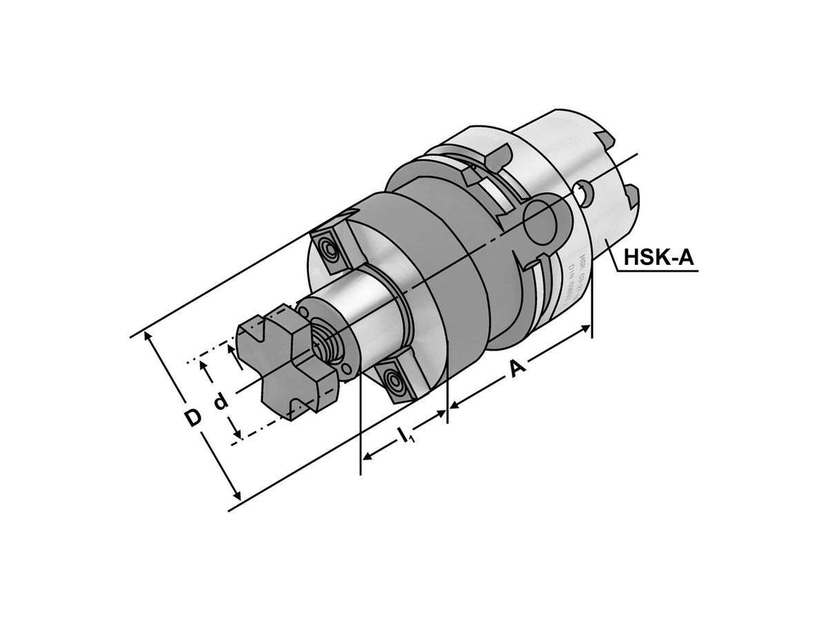 KEMMLER Quernut-Aufsteckdorn