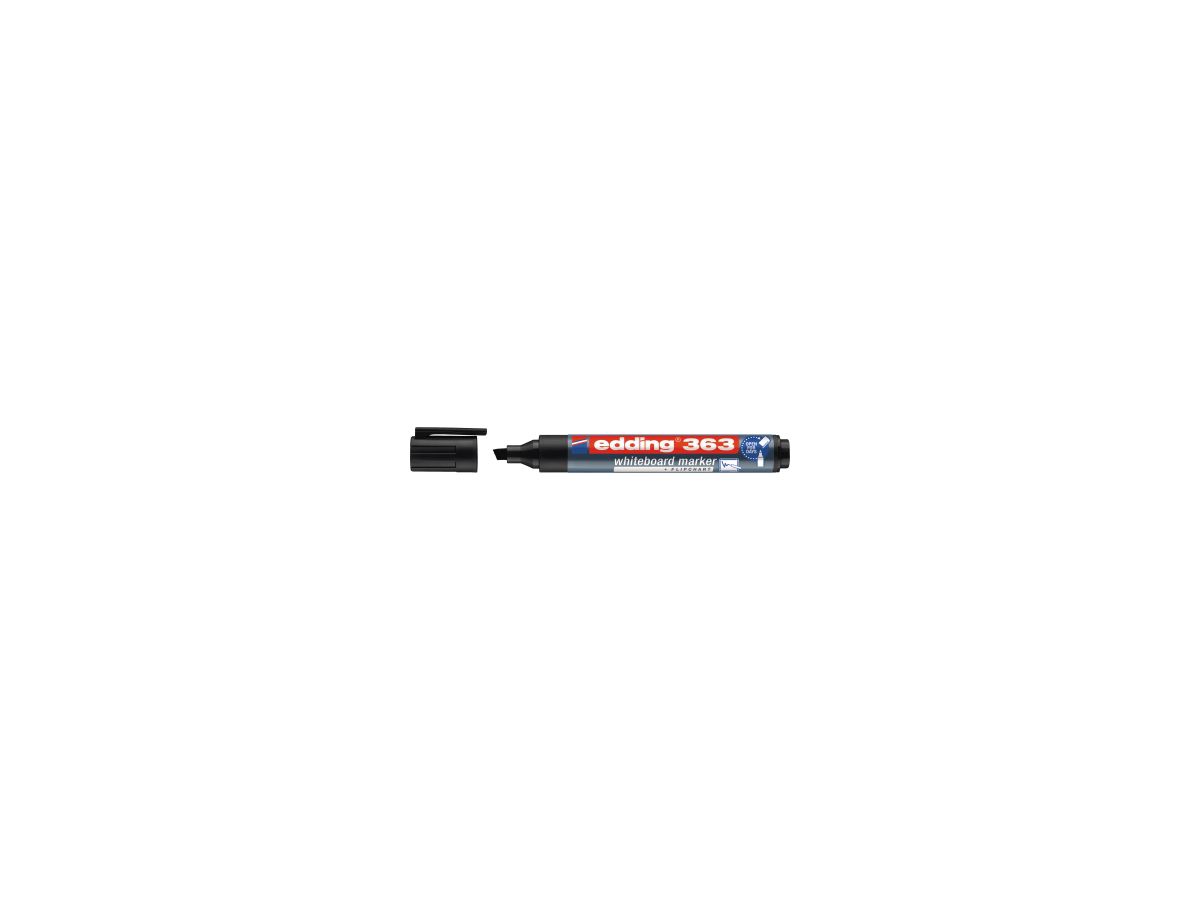 edding Whiteboardmarker 363 4-363001 1-5mm Keilspitze schwarz