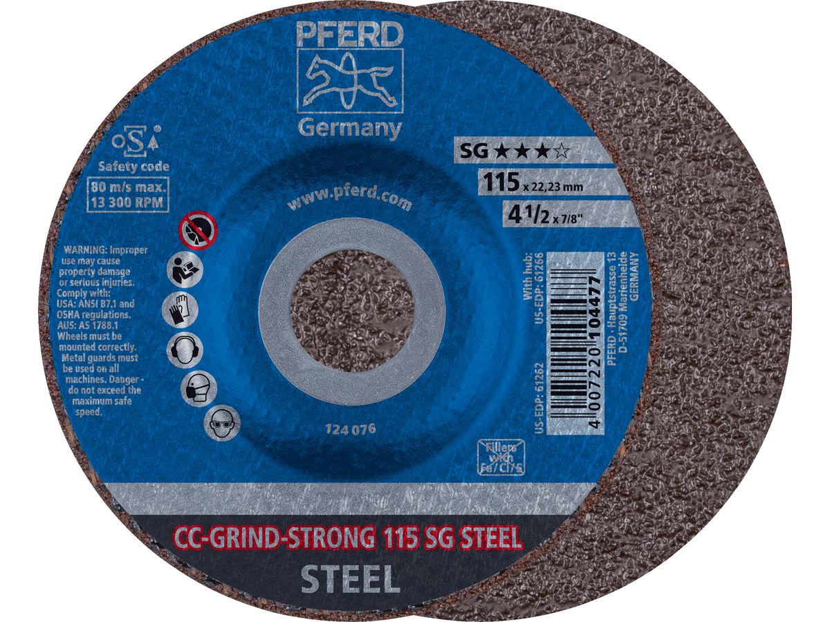 PFERD Schleifscheibe CC-Grind STRONG-STEEL