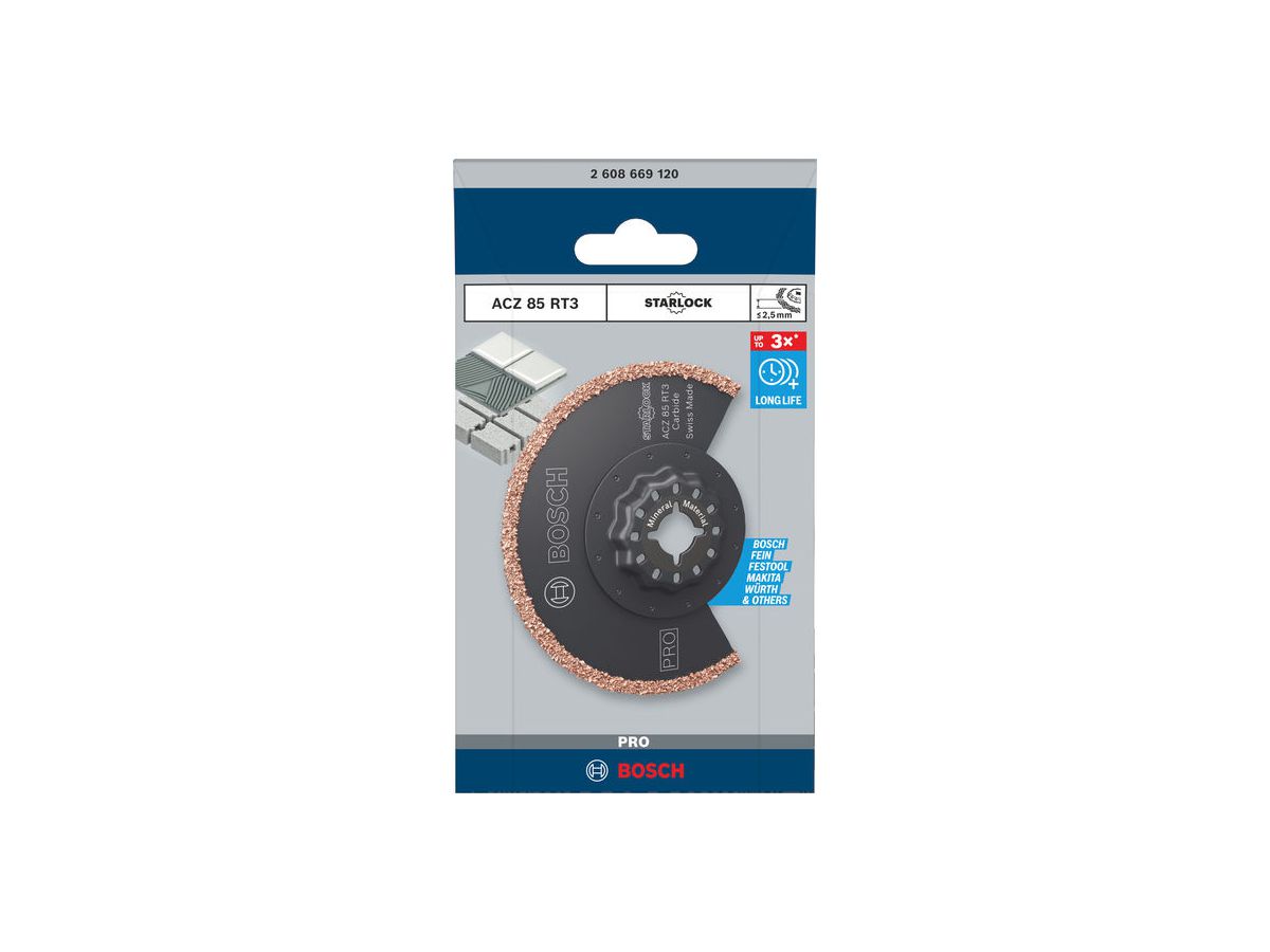 BOSCH PRO ACZ 85 RT3 Blatt 85 x 2,5 mm