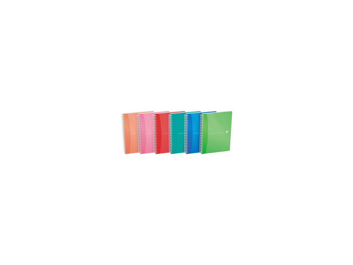 Oxford  Spiralbuch Office My Colours 100102483 DIN A5 kariert