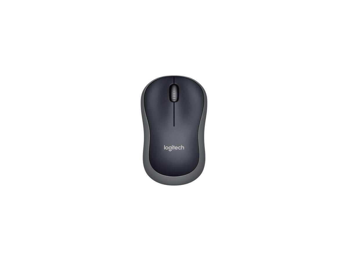 Logitech Mouse 910-002238 M185 cordless USB schwarz/grau