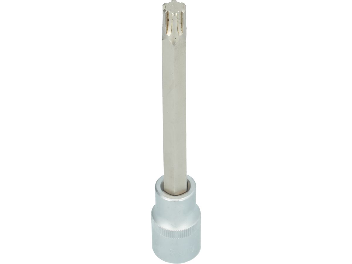 BRILLIANT TOOLS 1/2" Bit-Schrauben- dreher-Einsatz,RIBE, 140mm, M9