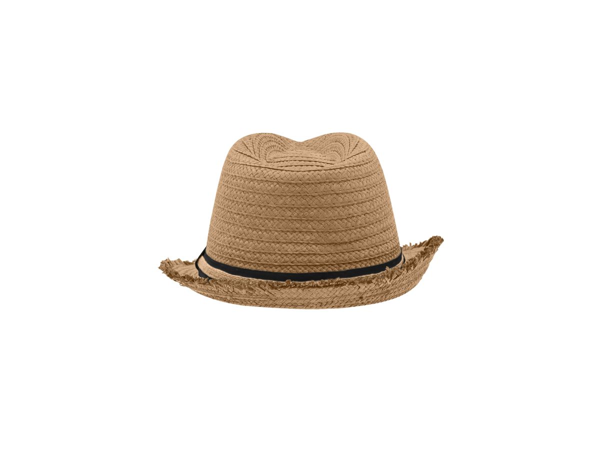 mb Trendy Summer Hat MB6703 caramel/black, Größe L/XL