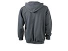 JN Hooded Sweat JN047 80%BW/20%PES, graphite, Größe S