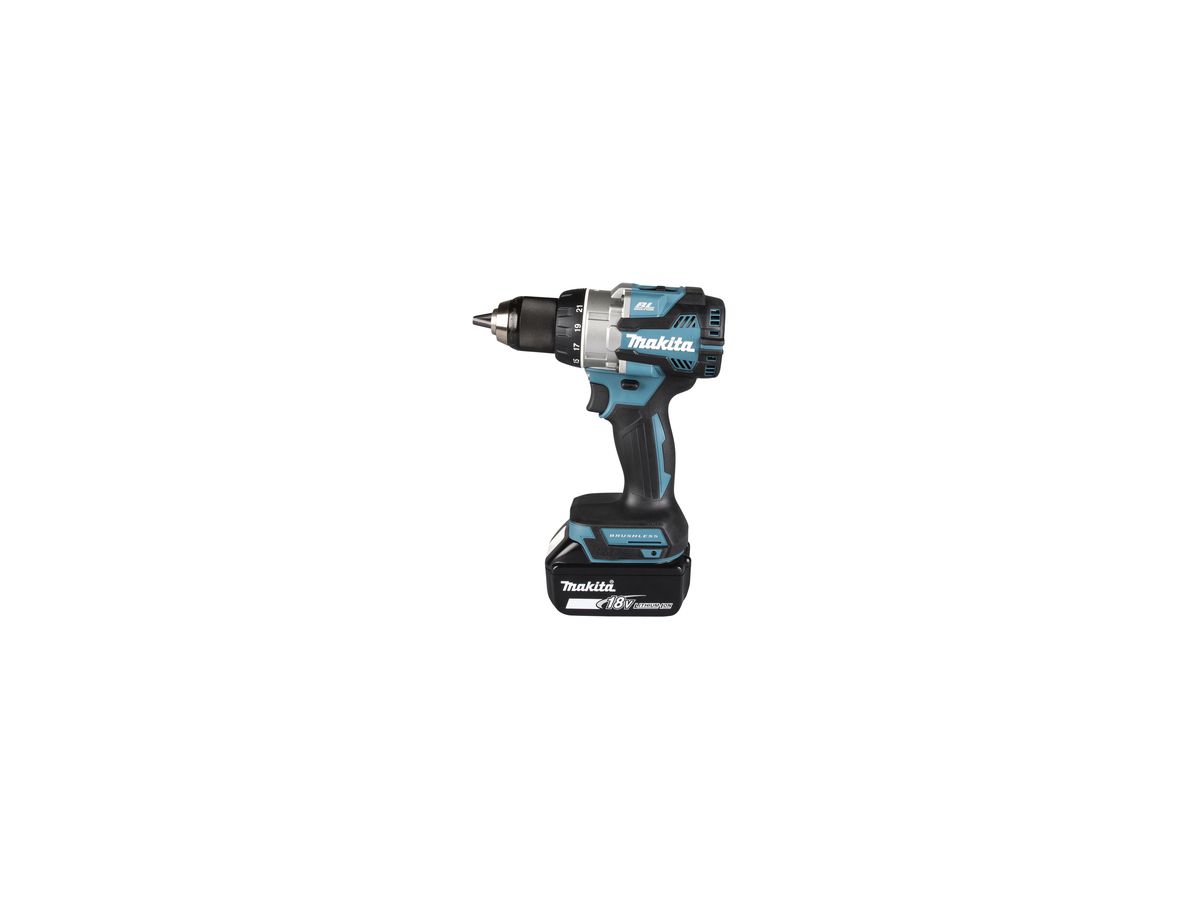 MAKITA Akku-Bohrschrauber DDF489RTJ 2x18V/5,0 Ah, Ladegerät MAKPAC