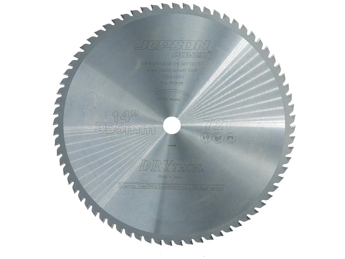 Kreissägeblätter HM 355 x 25,4 - 72Z - Inox Jepson