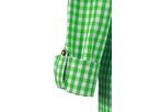 JN Mens Traditional Shirt JN638 100% BW, green/white, Größe S
