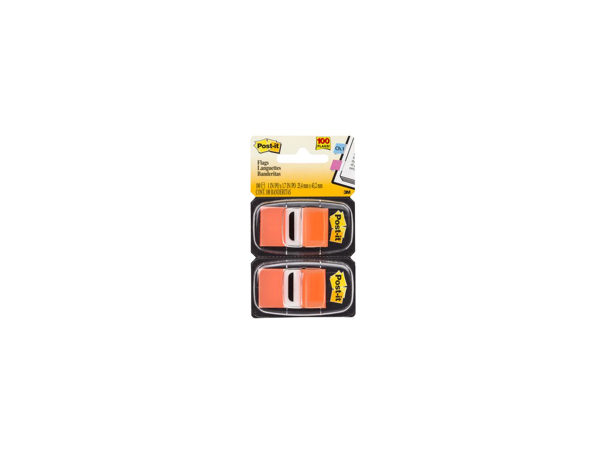 Post-it Haftstreifen Index Standard 680-OE2 50Blatt orange 2 St./Pack.