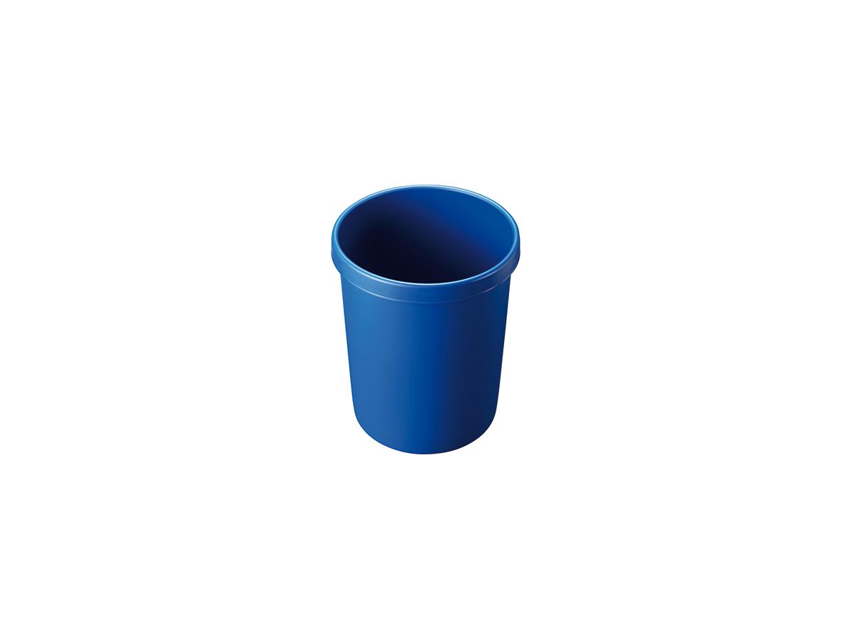 helit Papierkorb H6106234 39x48cm 45l rund Polyethylen blau
