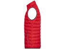 JN Men's Down Vest JN1138 red/silver, Größe 3XL