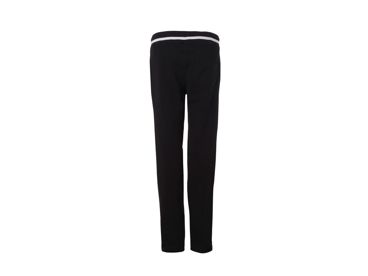 JN Ladies' Jog-Pants JN779 black/white, Größe S