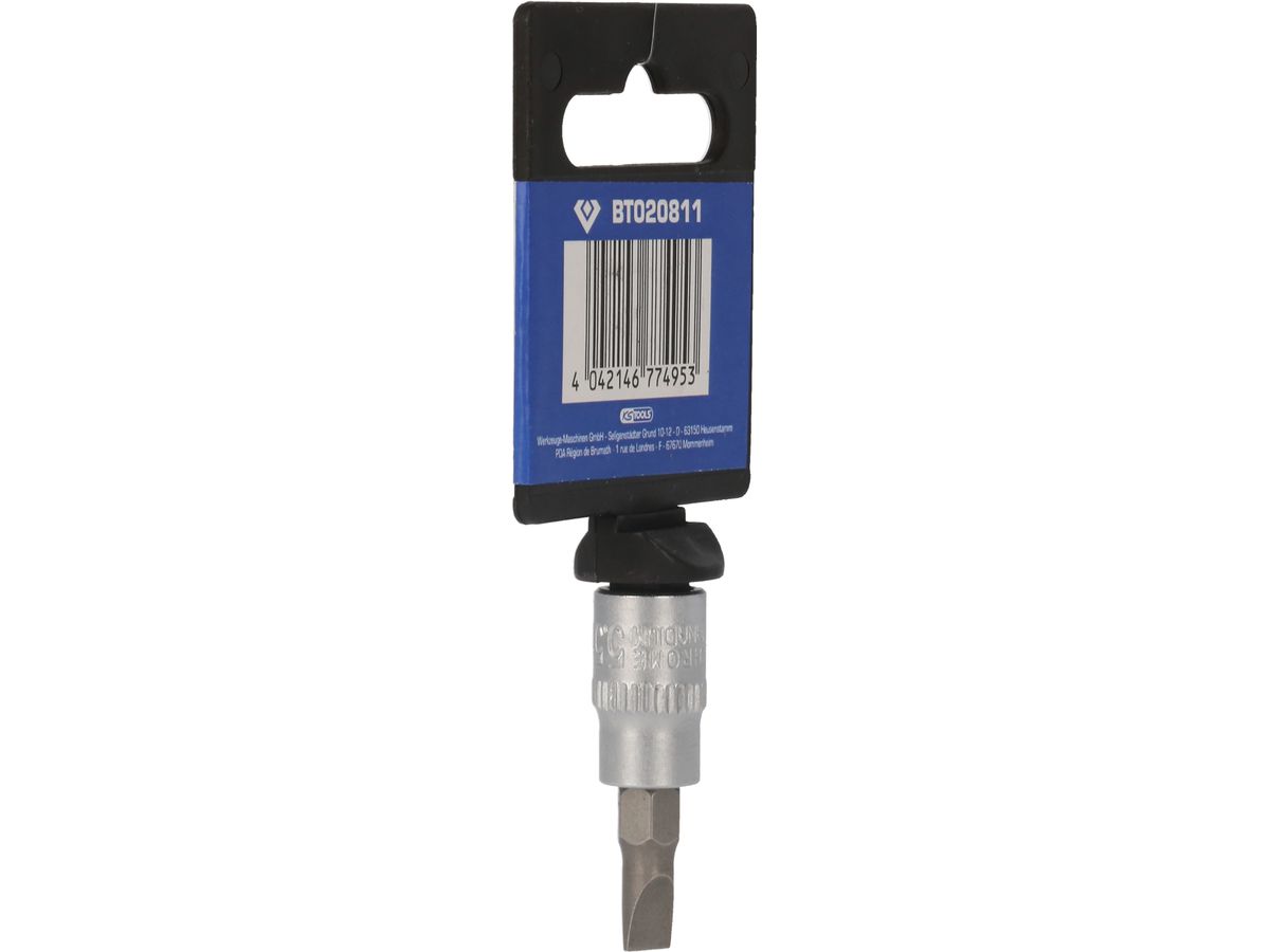 BRILLIANT TOOLS 1/4" Schlitz Schrauben- dreher-Einsatz,38mm, 1x5,5mm