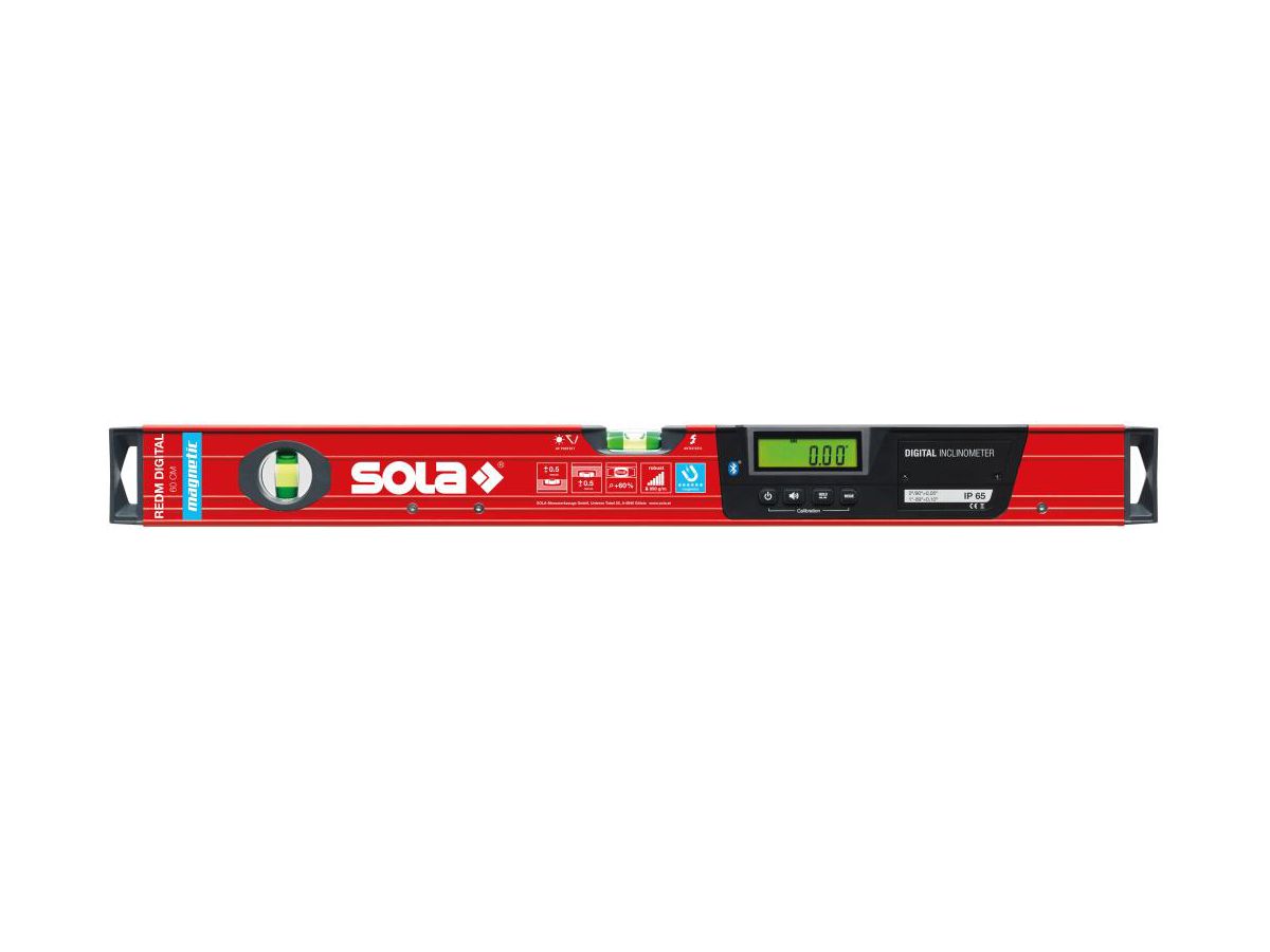 SOLA Digitale Wasserwaage REDM 60 digital, mit Magnet