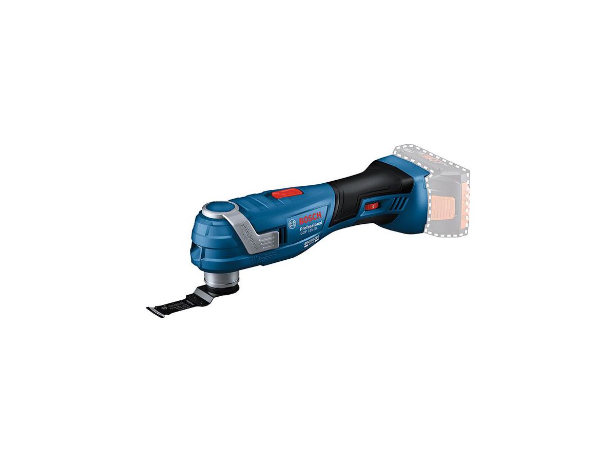 BOSCH Akku-Multicutter GOP 18V-34 inkl. Zubehör-Set, solo in L-BOXX