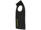 JN Men's Hybrid Vest JN1822 black/neon-yellow Gr. S