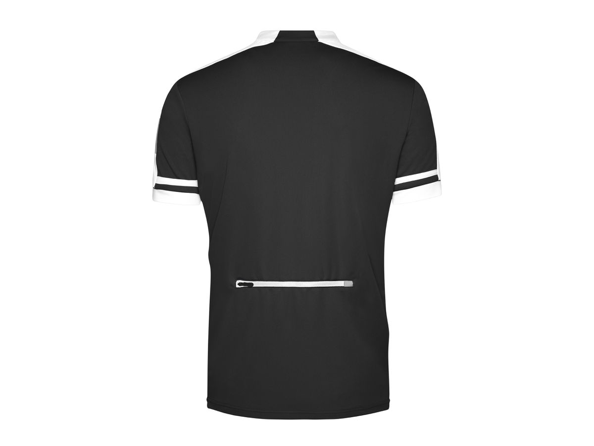 JN Mens Bike-T Half Zip JN452 100%PES, black, Größe M