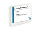 DURABLE Türschild Click SIGN 486102 149x105,5mm weiß