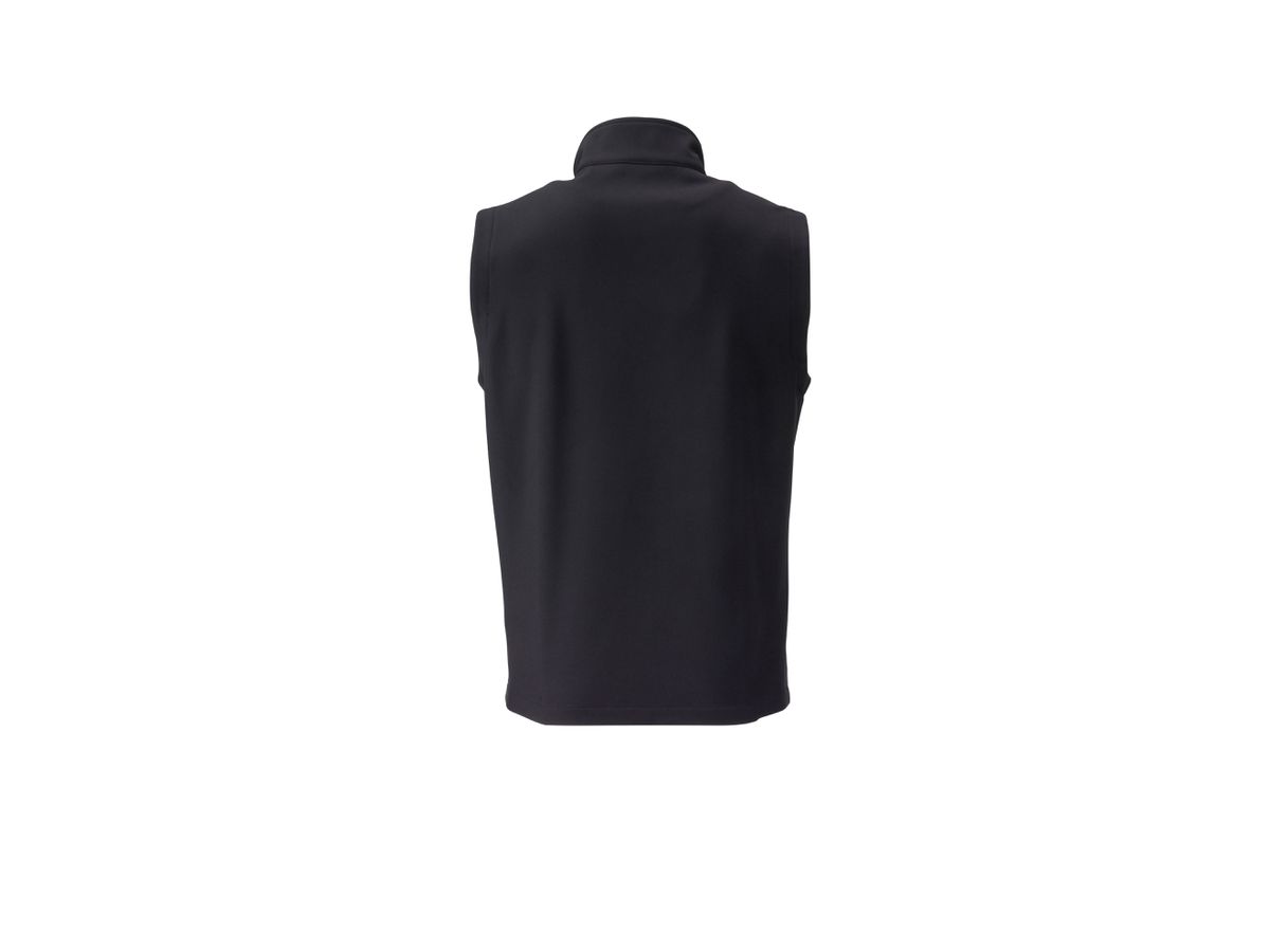 JN Men´s Promo Softshell Vest JN1128 100%PES, black-black, Größe 2XL