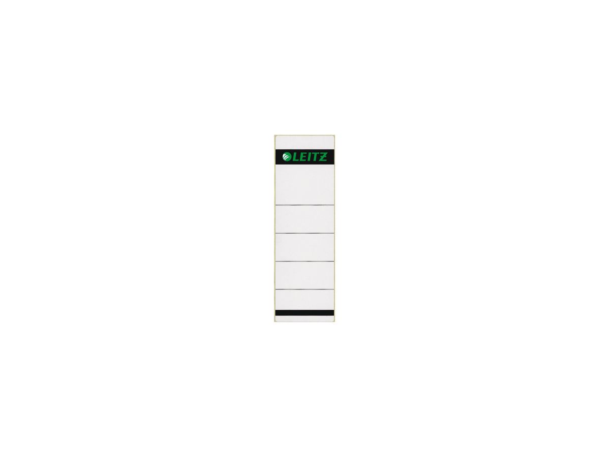 Leitz Ordneretikett 16420085 kurz/breit Papier grau 10 St./Pack.