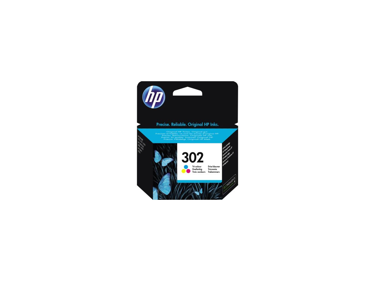 HP Tintenpatrone F6U65AE#UUS Nr.302 165Seiten c/m/y