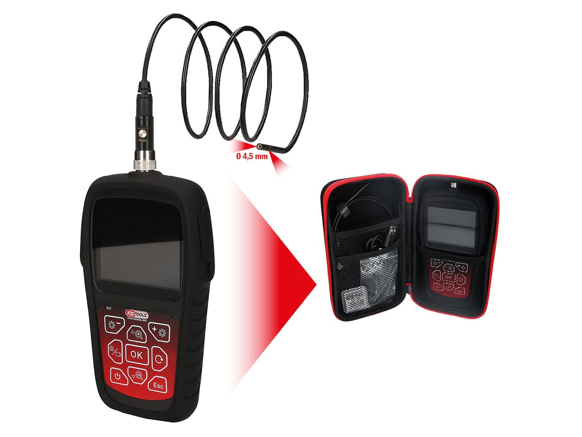 KS Tools HD-Videoskop- mit 4,5mm Sonde