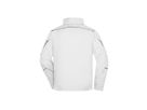 JN Funktionelle Softshell-Jacke JN851 white/royal, Größe XXL