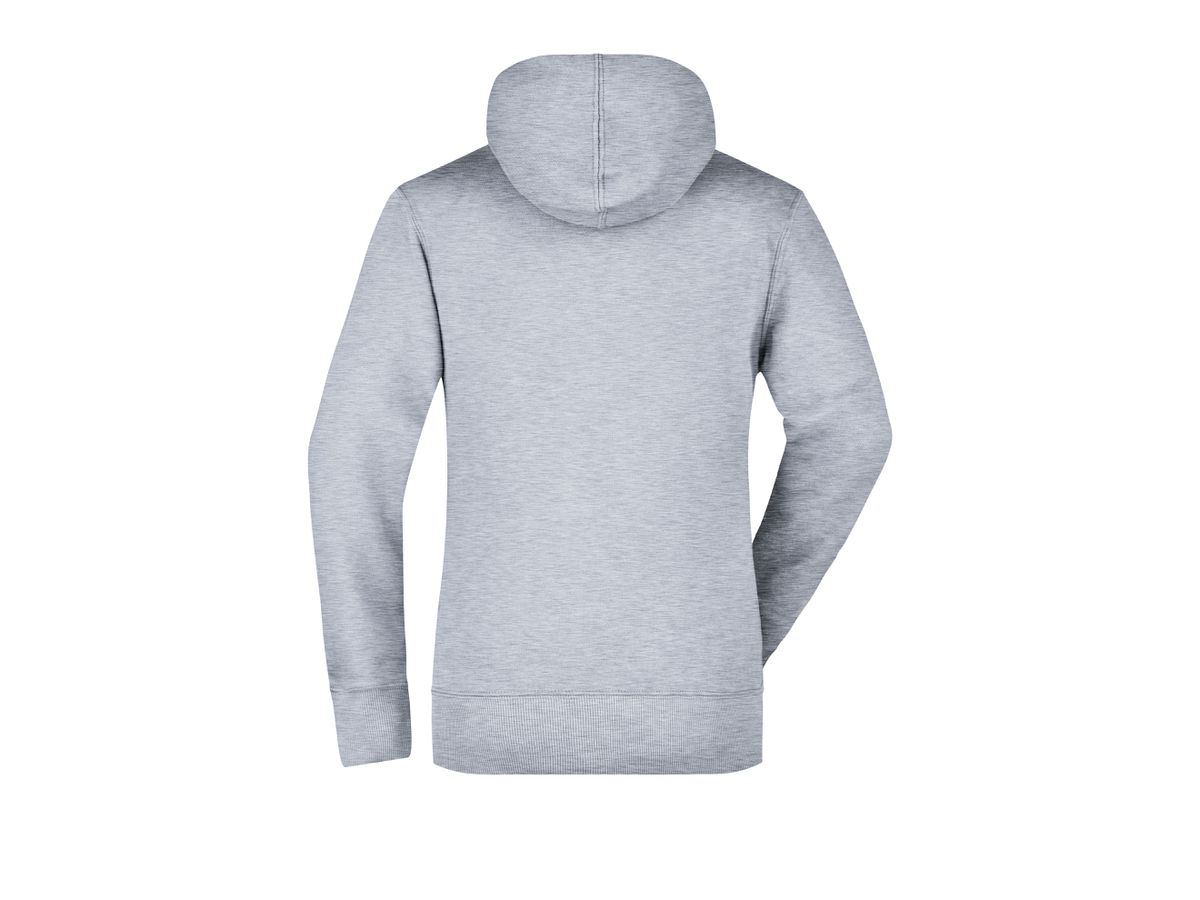 JN Ladies Hooded Sweat JN051 80%BW/20%PES, grey-heather, Größe S