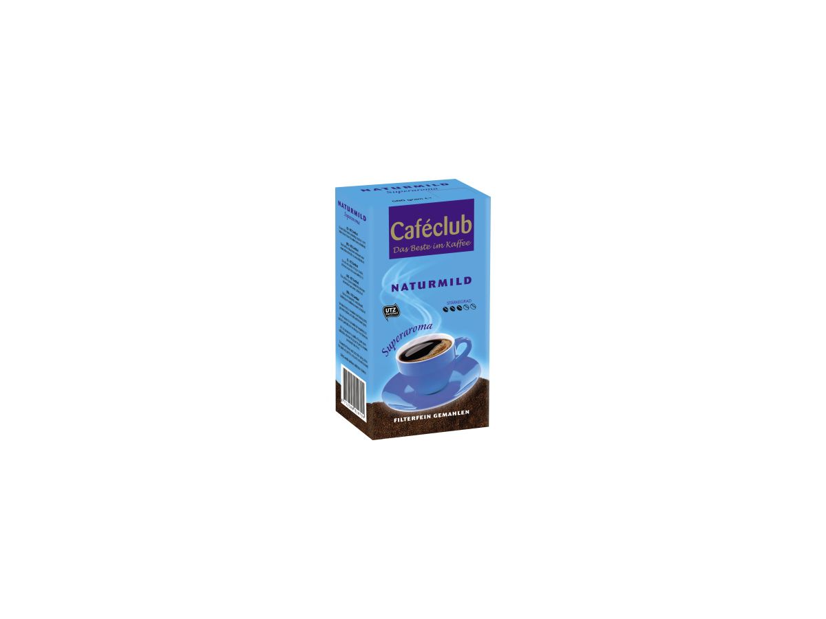 Kaffee Cafeclub Naturmild 799 gemahlen 500g