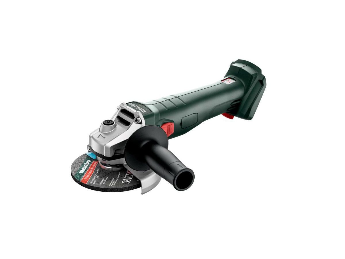 METABO Akku-Winkelschleifer W 18 7-125 inkl. 1x18V/4,0 Ah Akku, Ladeg. ASC 36