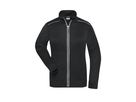 JN Damen Strickfleece-Jacke JN897 black/black, Größe 3XL