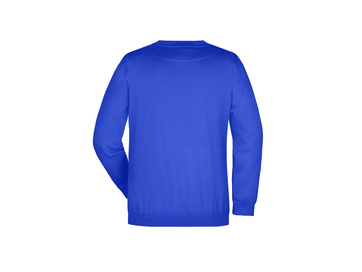 JN040 Sweatshirt Round Sweat Heavy 80%BW 20% Polyester fb. Royal Gr. M