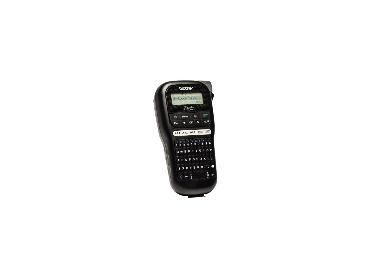 P-touch Beschriftungsgerät PTH110ZG1 3,5-12mm schwarz/silber