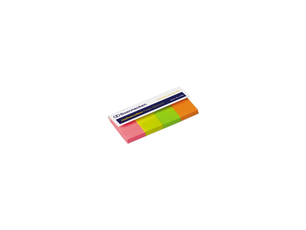 Soennecken Haftstreifen Page Marker 5788 farbig sortiert 200 Bl./Pack.