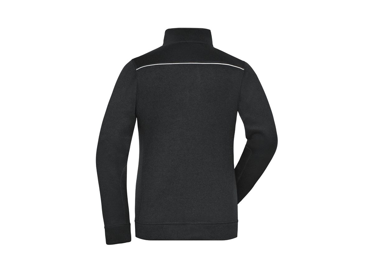 JN Damen Strickfleece-Jacke JN897 black/black, Größe 3XL