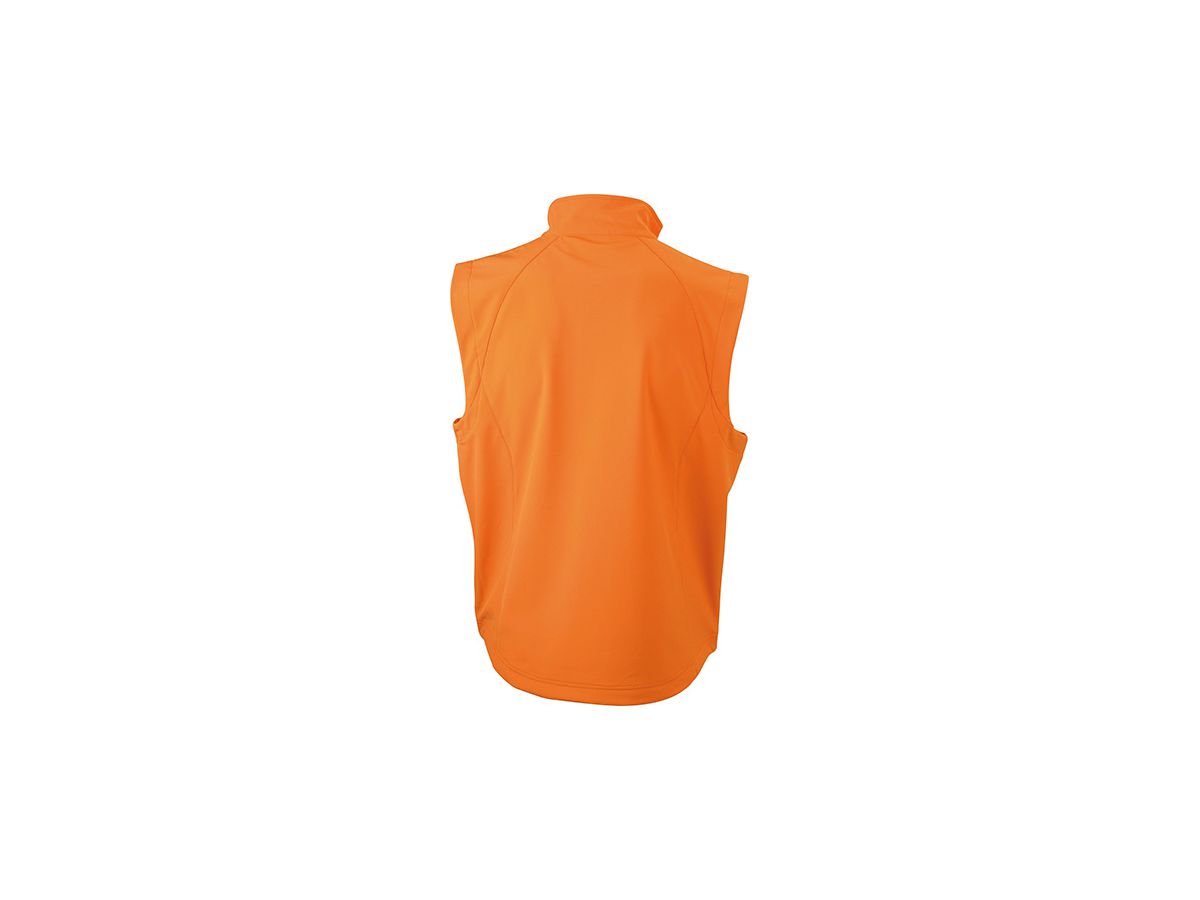 JN Mens  Softshell Vest JN1022 90%PES/10%EL, orange, Größe 2XL